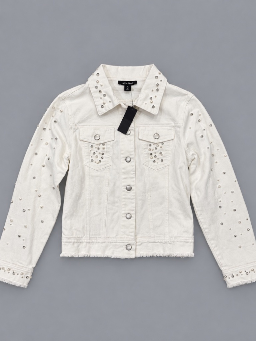 Lea & Viola Embellished Denim Jacket – Size S